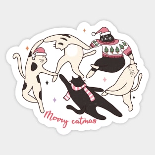 Merry catmas Sticker